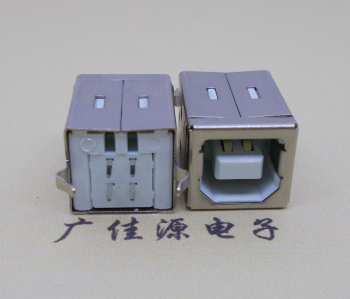 安阳USB BF180度母座 打印机接口 立式直插带赛