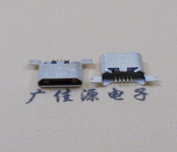 安阳MK USB B Type 沉板0.9母座后两脚SMT口不卷边