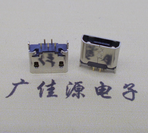 安阳micro usb 5p母座 立插直口 高度6.0mm尺寸