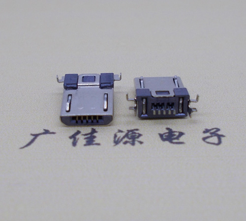 安阳Micro usb焊板式公头贴片SMT款无弹超薄