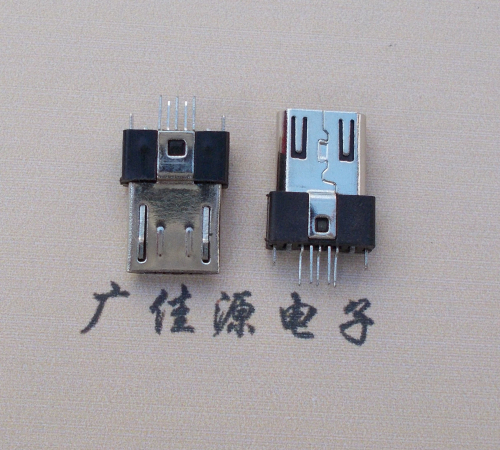 安阳MICRO USB2.0插头.带卡勾-无卡勾夹板公头